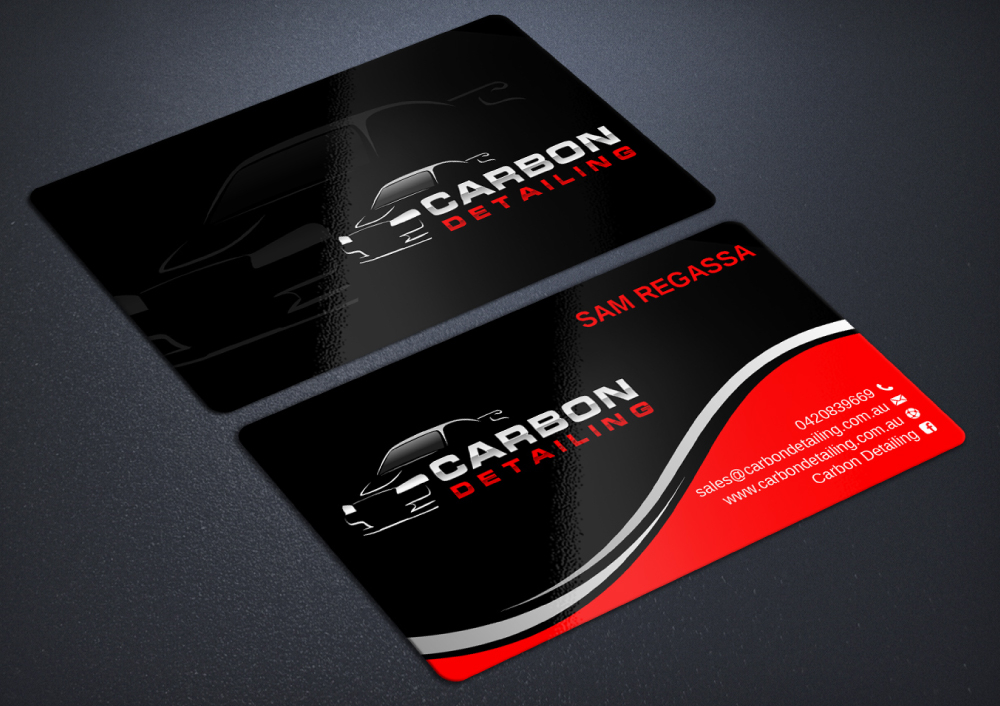 Carbon Detailing logo design by Boomstudioz