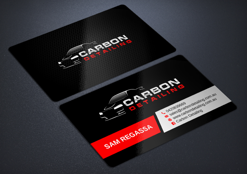 Carbon Detailing logo design by Boomstudioz