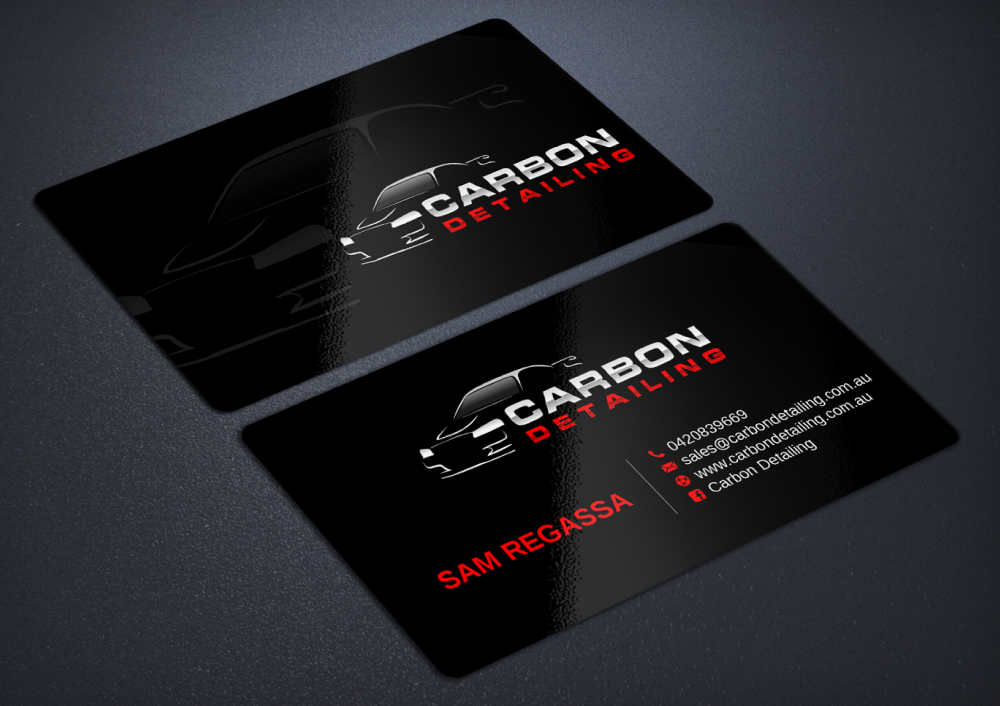 Carbon Detailing logo design by Boomstudioz