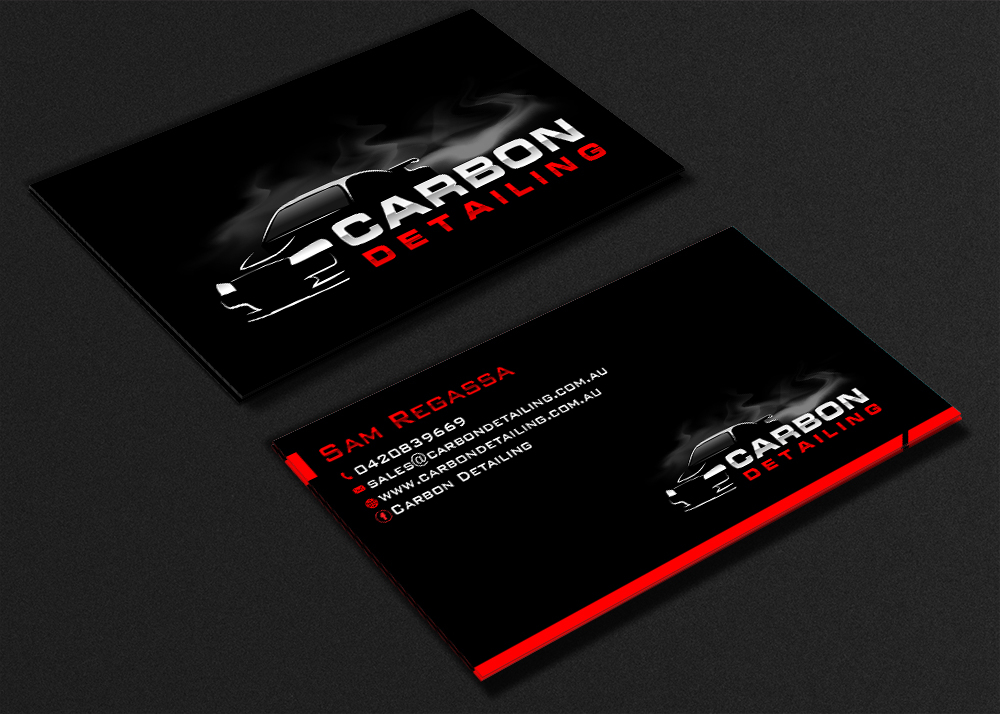 Carbon Detailing logo design by Sofia Shakir