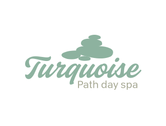 Turquoise Path day spa logo design by keylogo