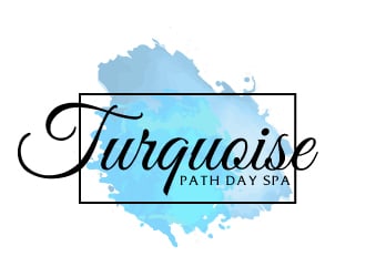 Turquoise Path day spa logo design by ElonStark