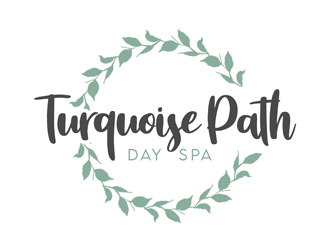 Turquoise Path day spa logo design by kunejo