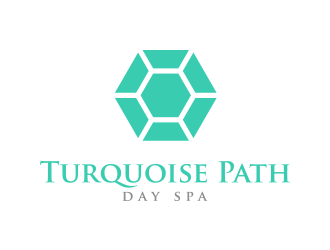 Turquoise Path day spa logo design by lexipej