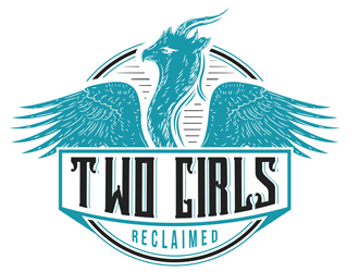 Two Girls Reclaimed logo design by DreamLogoDesign