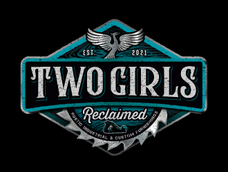 Two Girls Reclaimed logo design by SOLARFLARE