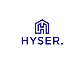 Hyser. logo design by bombers