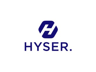 Hyser. logo design by bombers