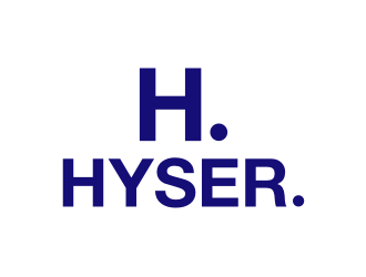 Hyser. logo design by puthreeone