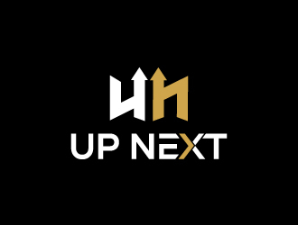 Up Next  logo design by yans