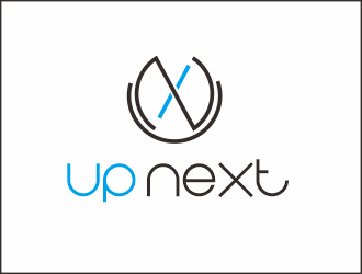 Up Next  logo design by niichan12