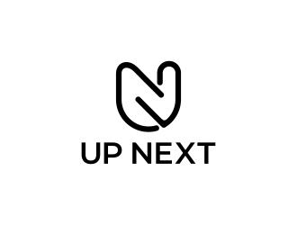 Up Next  logo design by naldart