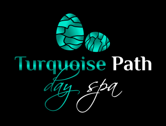 Turquoise Path day spa logo design by graphicstar