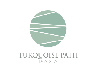 Turquoise Path day spa logo design by Dhieko