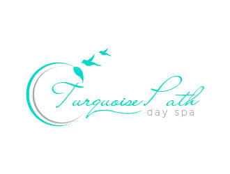 Turquoise Path day spa logo design by usef44