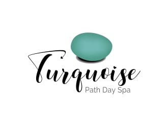 Turquoise Path day spa logo design by AnandArts