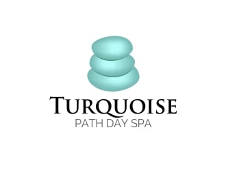 Turquoise Path day spa logo design by AnandArts