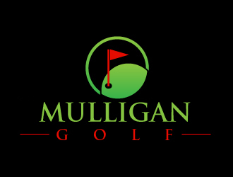 Mulligan Golf logo design by ElonStark