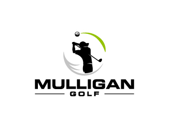 Mulligan Golf logo design by wongndeso