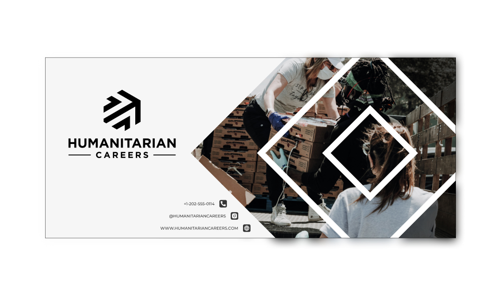 Humanitarian Careers logo design by Harshal