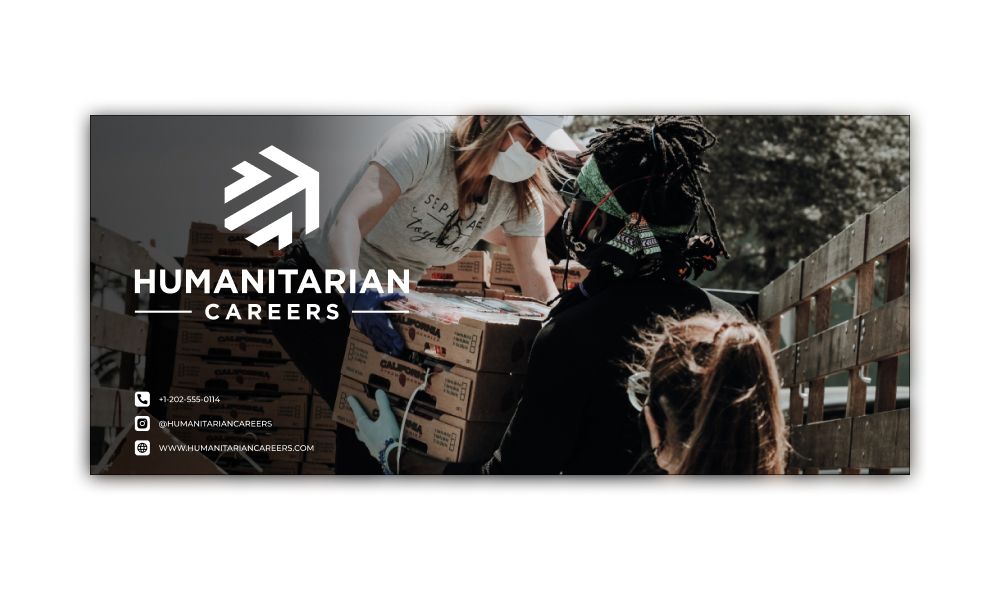 Humanitarian Careers logo design by Harshal