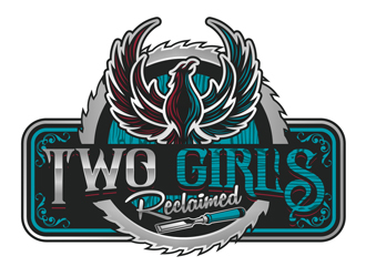 Two Girls Reclaimed logo design by DreamLogoDesign