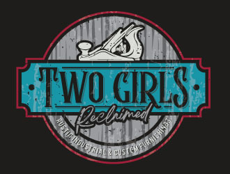 Two Girls Reclaimed logo design by REDCROW