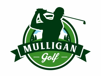 Mulligan Golf logo design by Mardhi