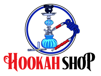 Hookah Shop logo design by ElonStark