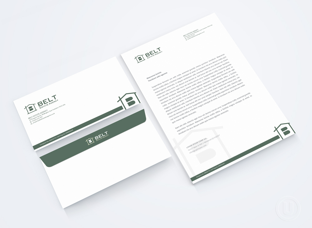 Belt Estate Agency logo design by Ulid