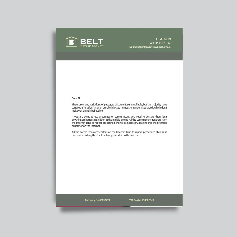 Belt Estate Agency logo design by bulatITA