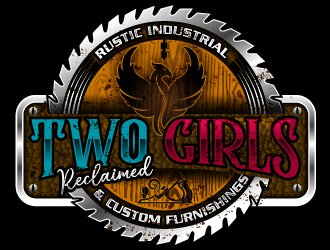 Two Girls Reclaimed logo design by Suvendu