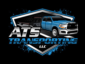 ATS TRANSPORTING LLC  logo design by daywalker