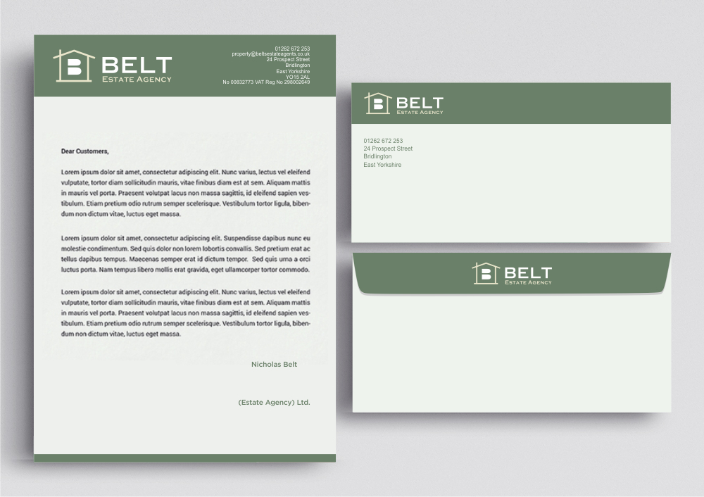 Belt Estate Agency logo design by imagine