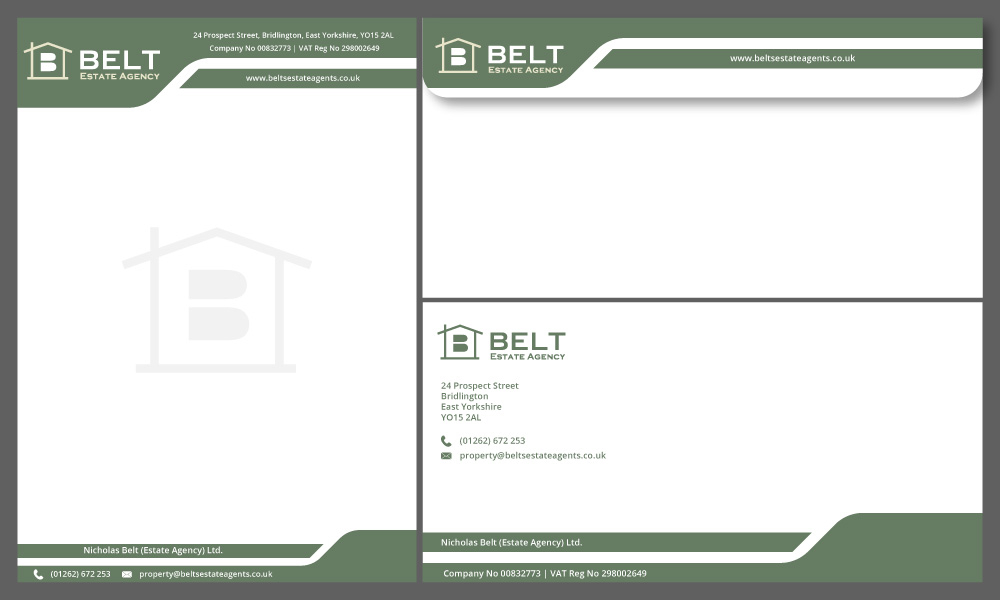 Belt Estate Agency logo design by Gelotine