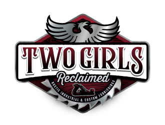 Two Girls Reclaimed logo design by SOLARFLARE