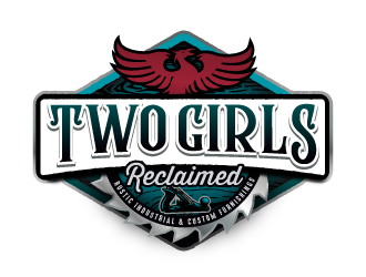 Two Girls Reclaimed logo design by SOLARFLARE