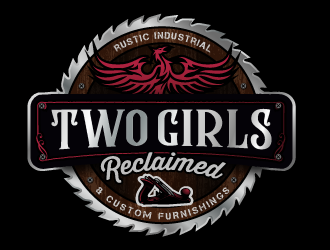 Two Girls Reclaimed logo design by SOLARFLARE