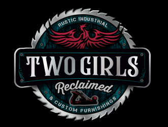 Two Girls Reclaimed logo design by SOLARFLARE