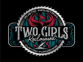 Two Girls Reclaimed logo design by haze