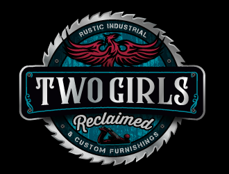 Two Girls Reclaimed logo design by SOLARFLARE