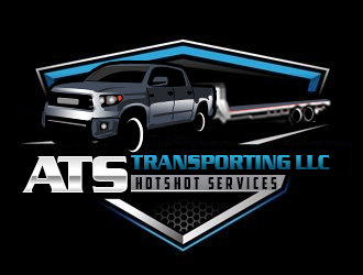 ATS TRANSPORTING LLC  logo design by kunejo