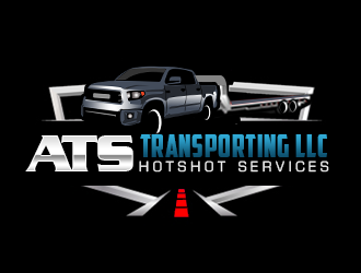 ATS TRANSPORTING LLC  logo design by kunejo