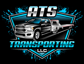 ATS TRANSPORTING LLC  logo design by Suvendu