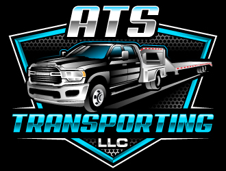 ATS TRANSPORTING LLC  logo design by Suvendu