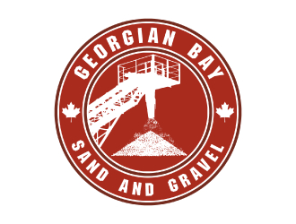 Georgian Bay Sand and Gravel  logo design by nona