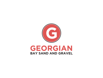 Georgian Bay Sand and Gravel  logo design by RIANW