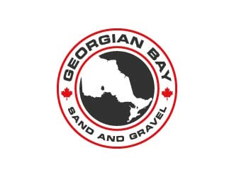 Georgian Bay Sand and Gravel  logo design by maserik