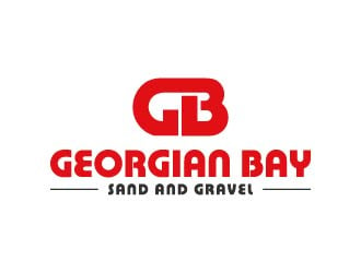 Georgian Bay Sand and Gravel  logo design by maserik