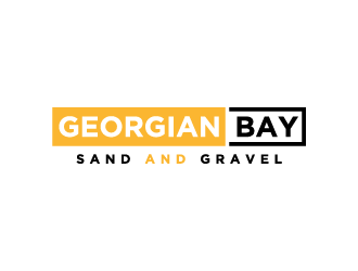 Georgian Bay Sand and Gravel  logo design by jafar